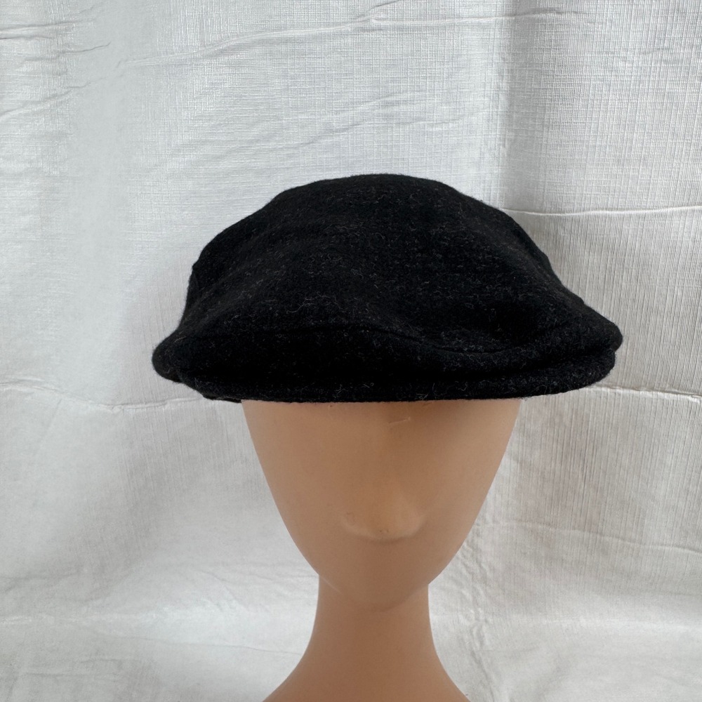 Dockers Mens Newsboy Charcoal Wool Blend Ivy Flat Cap Hat Size S/M 45DK080045 - Picture 4 of 7